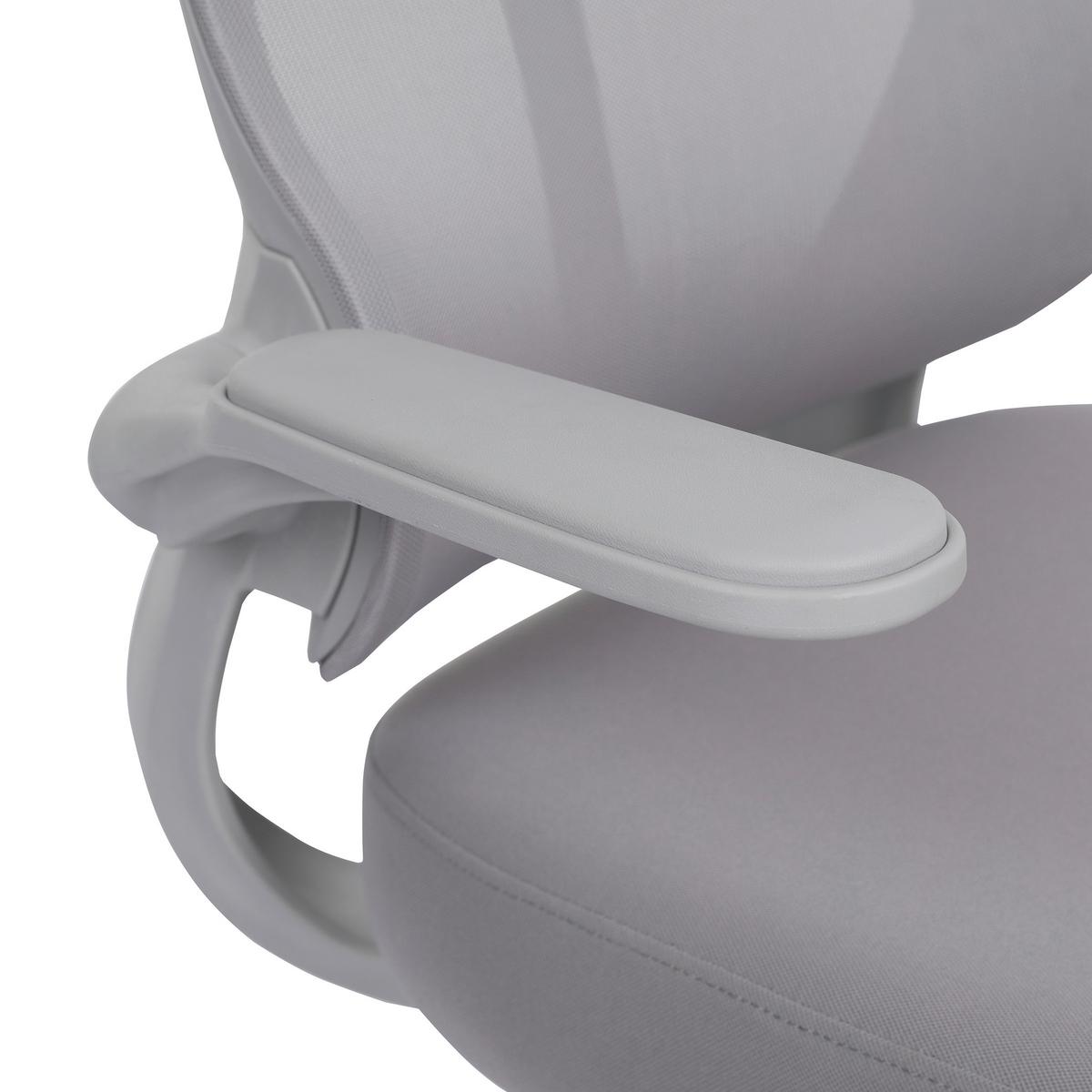 Uredska Stolica Button - siva, Moderno, drvo/metal (63/106-114/68cm) - Modern Living