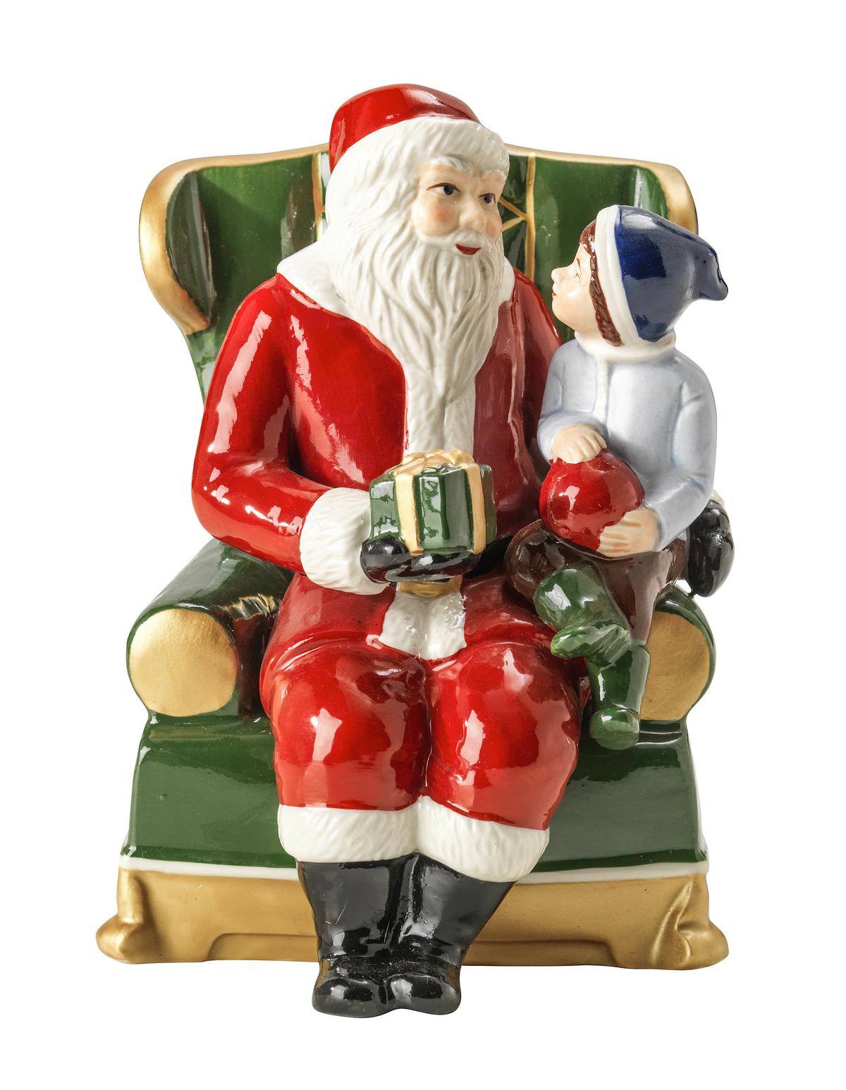 ŚWIĘTY MIKOŁAJ 1483276636 VILLEROY & BOCH - zielony/czerwony, Basics, ceramika (10/10/15cm) - Villeroy & Boch