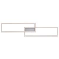 LED-Deckenleuchte Lolasmart max. 18 Watt - Silberfarben, Kunststoff/Metall (110/25/7cm)