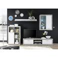 Dnevni Regal Shark 1 - bela/srebrna, Moderno, umetna masa/steklo (270/200/40cm) - Mömax modern living Dnevni Regal Shark 1 - bela/srebrna, Moderno, umetna masa/steklo (270/200/40cm) - Mömax modern living