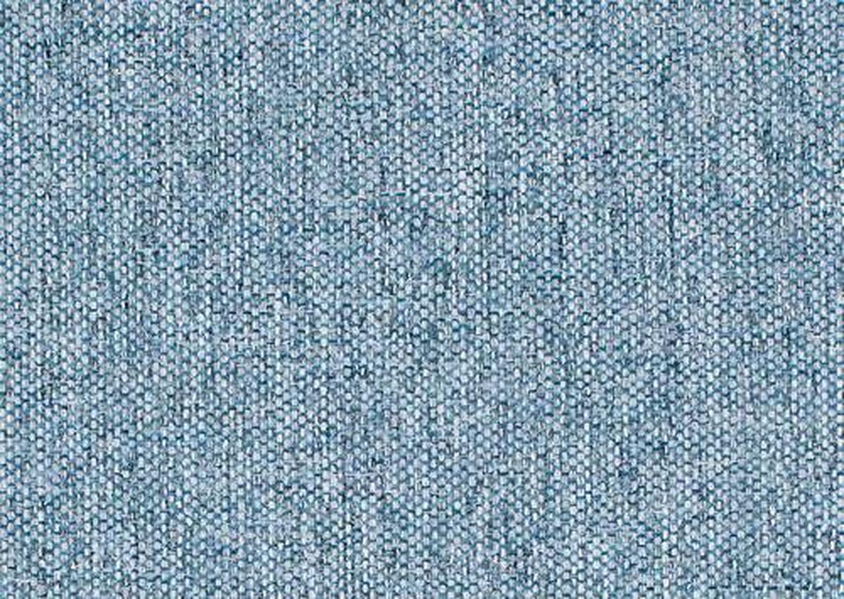 HOKER STARK - czarny/jasnoniebieski, Design, tkanina/drewno (93/45/77cm) - Stylife