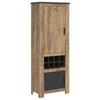 Vitrină RAPALLO - castaniu, Modern, material pe bază de lemn (74/191,1/38,5cm) - Modern Living