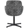 STOL MED ARMSTÖD LEONA - vit/svart, Design, metall/textil (61/87/63cm) - Mömax
