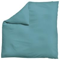 Bettdeckenbezug Woven Satin Pastellblau ca. 200x200cm - Pastellblau, Basics, Textil (200/200cm) - Schlafgut