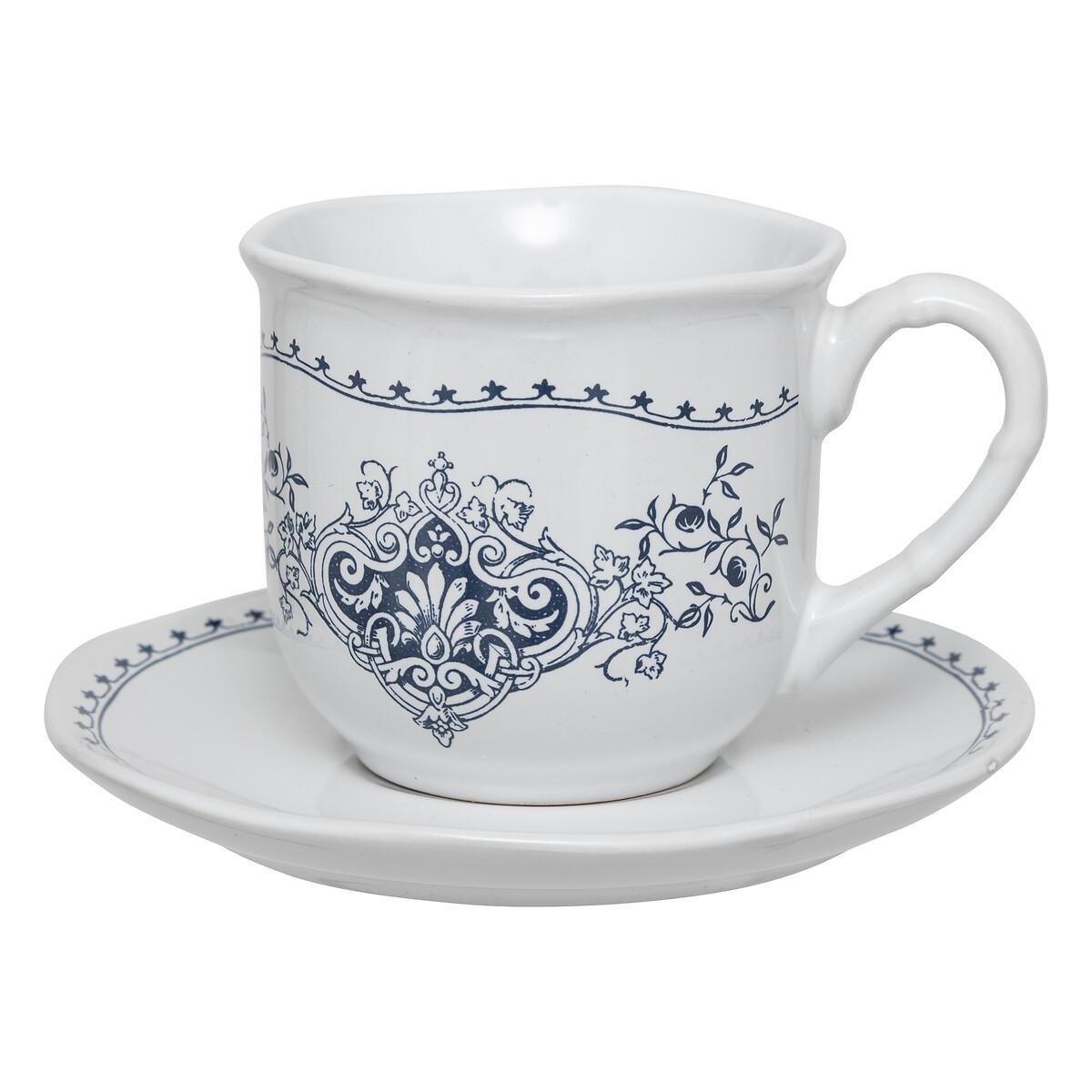 Set 2x Šalica S Tanjurićem Vivian - Konvencionalno (10,5/6,6/7,5cm)