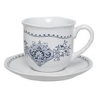 Ceașcă de cafea cu farfurioară Vivian, set 2 cești+2 farfurii - Konventionell (10,5/6,6/7,5cm)