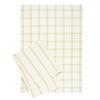 KÖKSHANDDUK SET EMMA - vit/grön, Klassisk, textil (50/70cm) - Mömax
