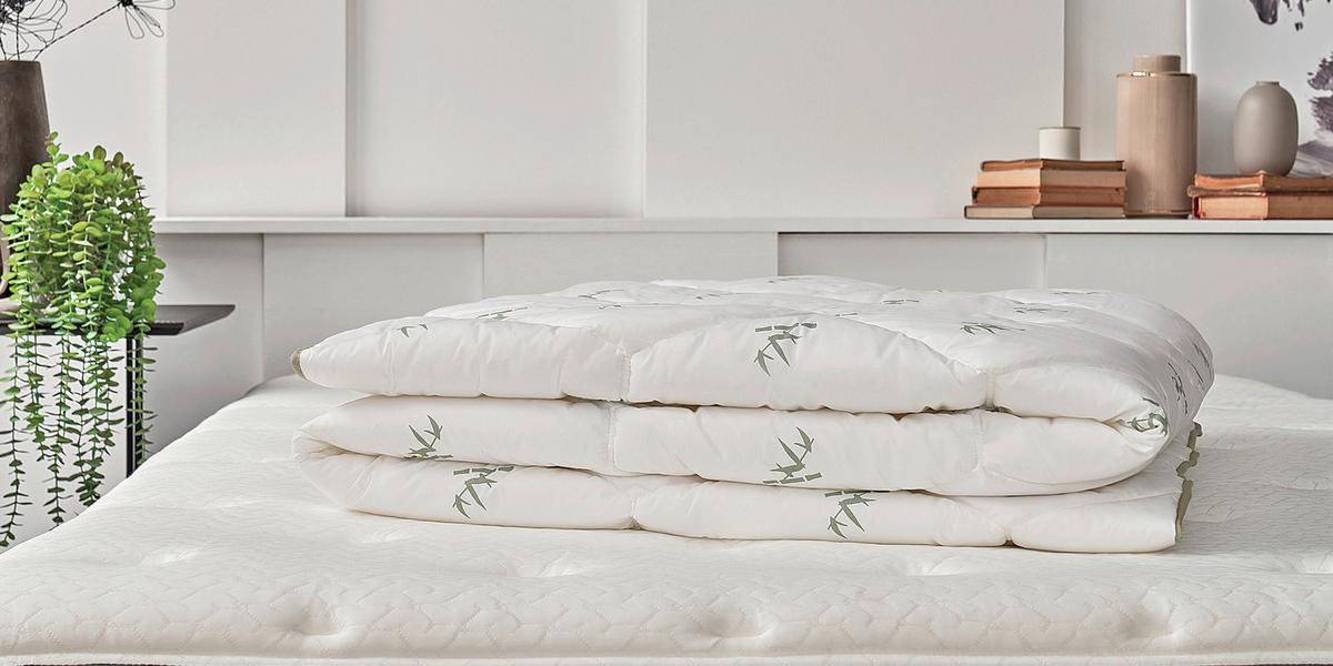 Bettdecke Bamboo ca. 135x200 cm - Weiß, Basics, Textil (135/200/3cm) - Yatas