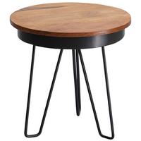 Mizica Wl5.680 - črna/barve indijskega rožnega lesa, Design, kovina/les (43/43/45cm) - MID.YOU