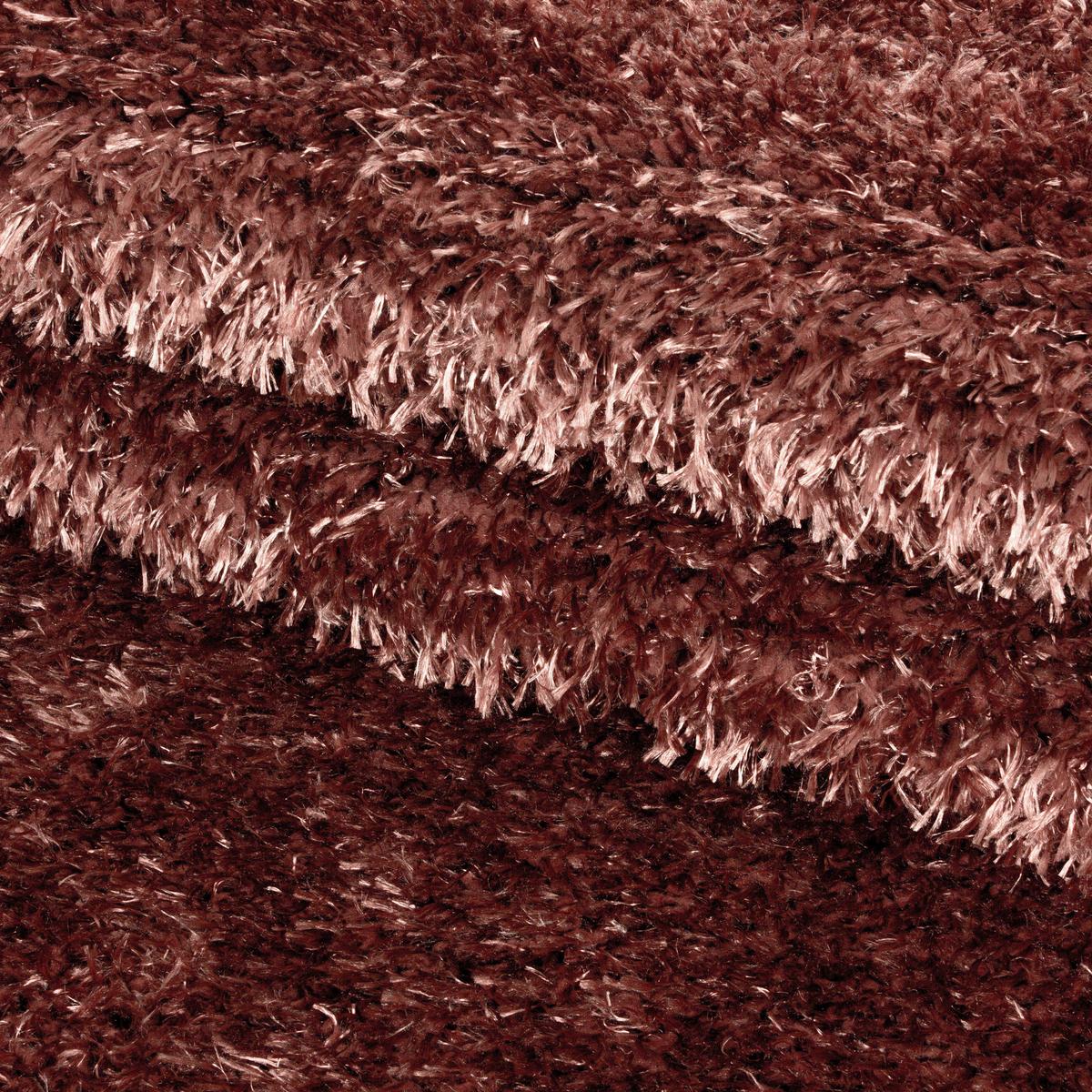 Hochflorteppich Brilliant Kupferfarben Ø ca. 160cm - Kupferfarben, Basics, Textil (160cm)