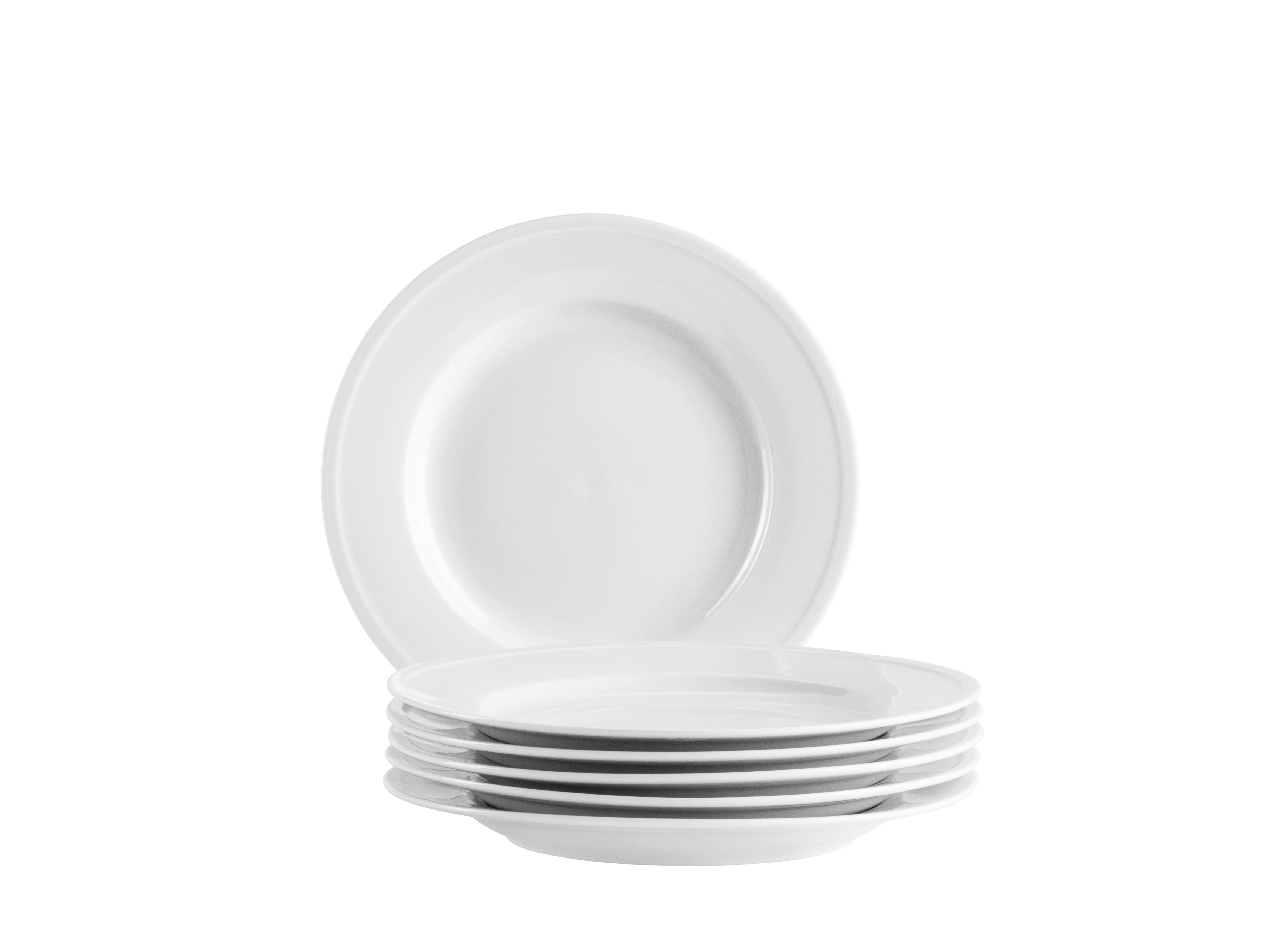 DESSERTTELLERSET ARLONA - Weiss, Basics, Keramik - Mäser