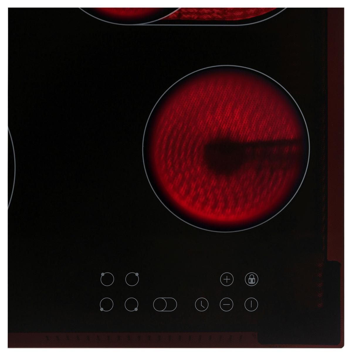Glaskeramikkochfeld CKA4Z2KB - Schwarz, Basics, Glas (58/4,5/51cm) - Mican