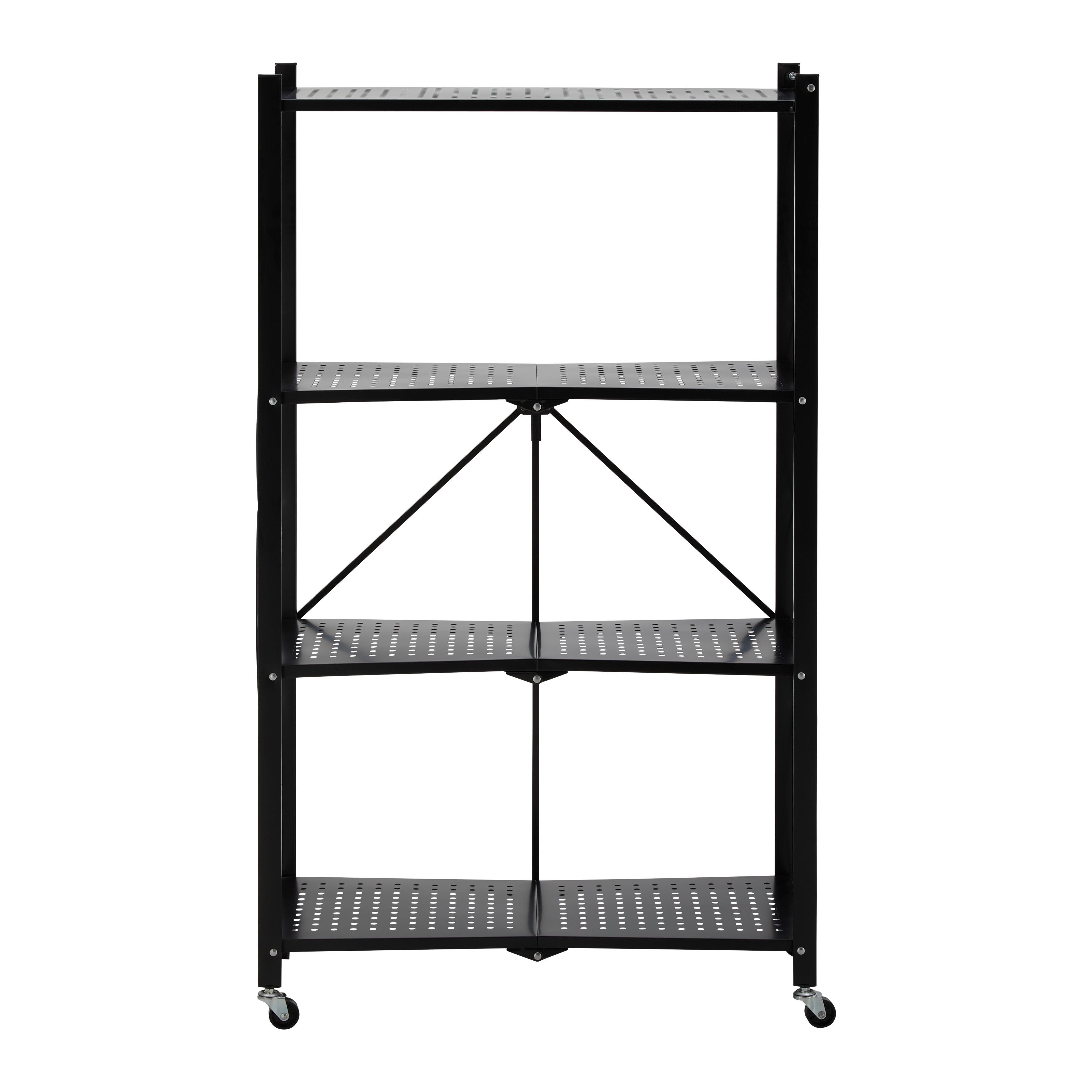Rollwagen "Sandro", klappbar, schwarz - Schwarz, MODERN, Kunststoff/Metall (72/125/36cm) - Bessagi Home