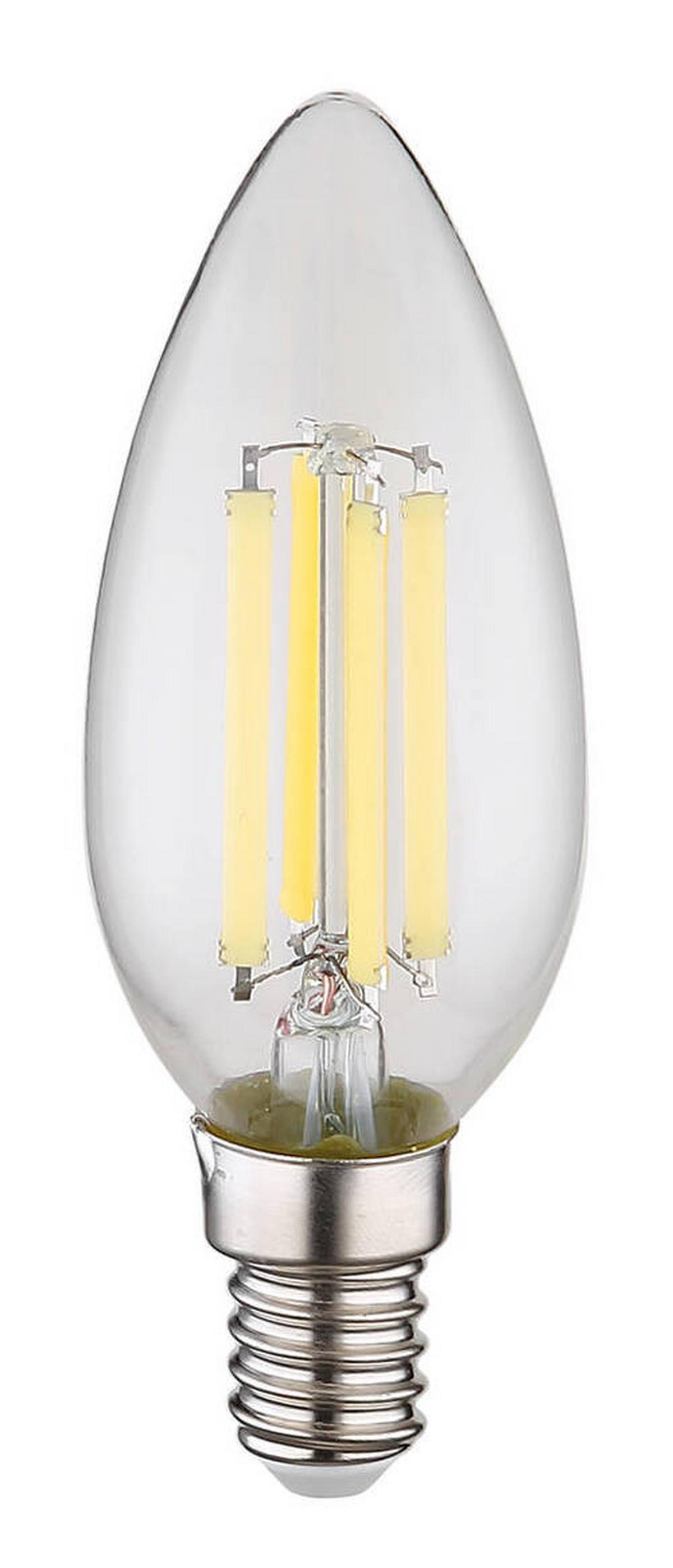 LED-Leuchtmittel 10577C max. 6 Watt - Klar, Glas/Metall (3,5/9,8cm) - Globo