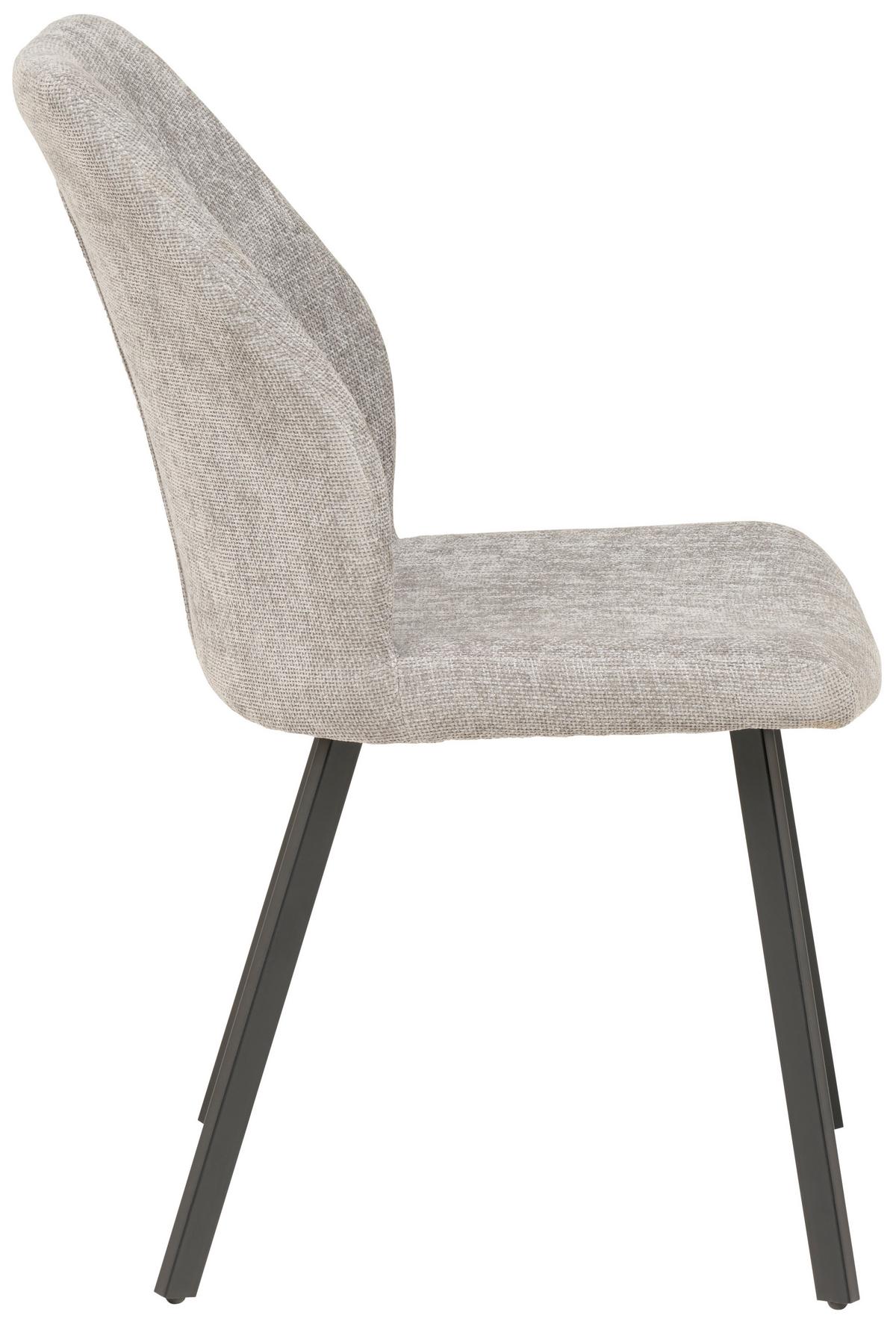 Jedilna Garnitura Perth, Temno Siva, 5-Delno - temno siva, Konvencionalno, kamen/kovina (90/140/76cm) - MID.YOU