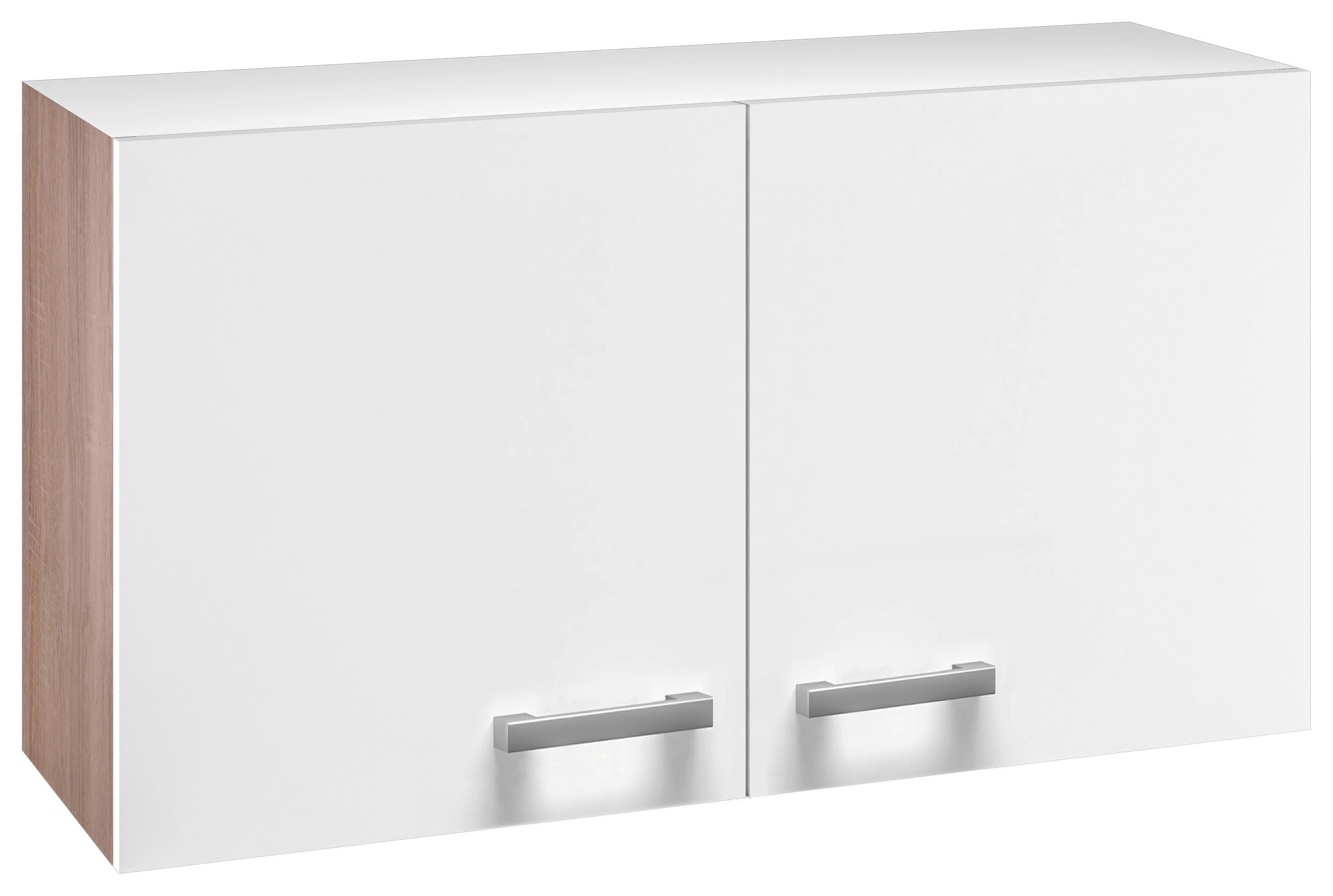 Kuhinjski Gornji Element Lexa - bijela/boje aluminija, Modern, drvni materijal/plastika (100/55/32cm) - FlexWell