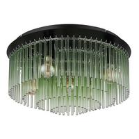 DECKENLEUCHTE 15698D1G GORLEY - Klar/Chromfarben, Lifestyle, Glas/Metall (50/25cm) - Globo