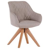 KRZESŁO Z PODŁOKIETNIKAMI COOL -BEACH CLUB- - kolor bagienny/kolor naturalny, Lifestyle, tkanina/drewno (60/83/65cm) - Landscape