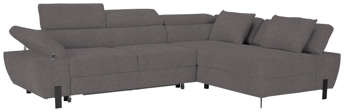 Coltar MOLINA MINI - gri închis, Modern, lemn/textil (277/90/189cm) - Mömax