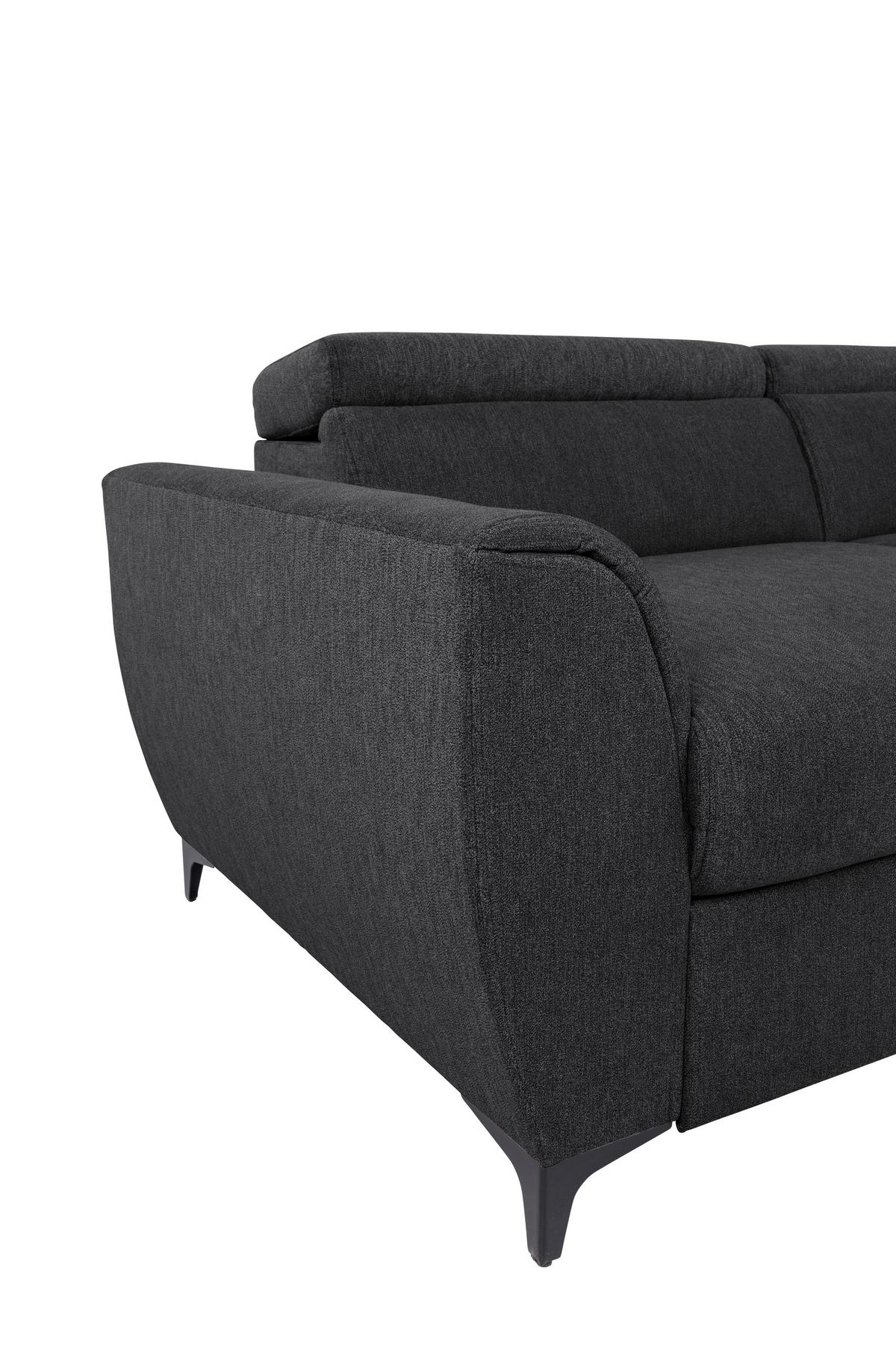 COLțAR LAPIS - negru, Konventionell, textil (255/217cm) - Modern Living