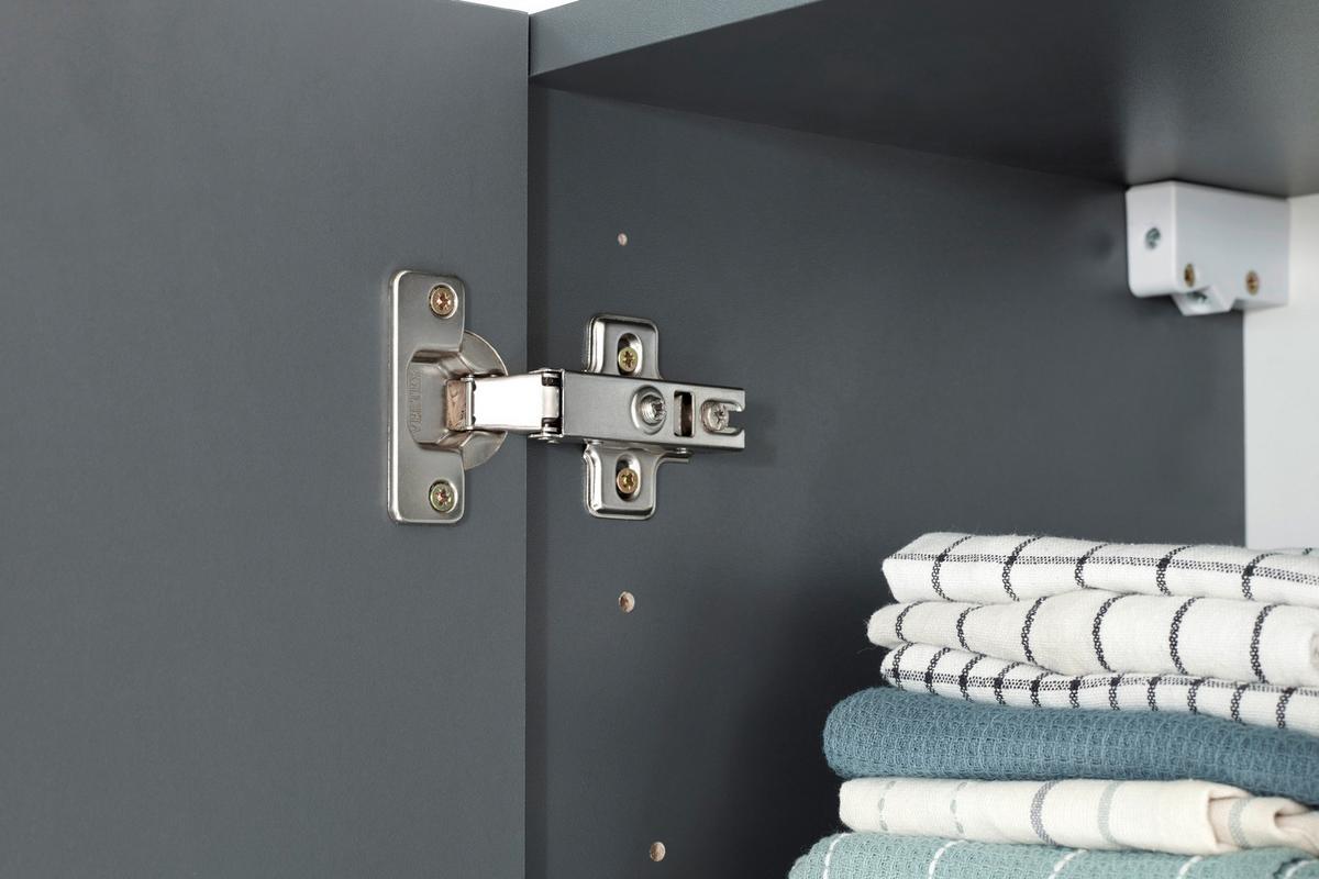 Kuhinjski Blok Z Aparati Oliver, 340cm - srebrne barve/siva, Design, kovina/leseni material (340cm) - Respekta