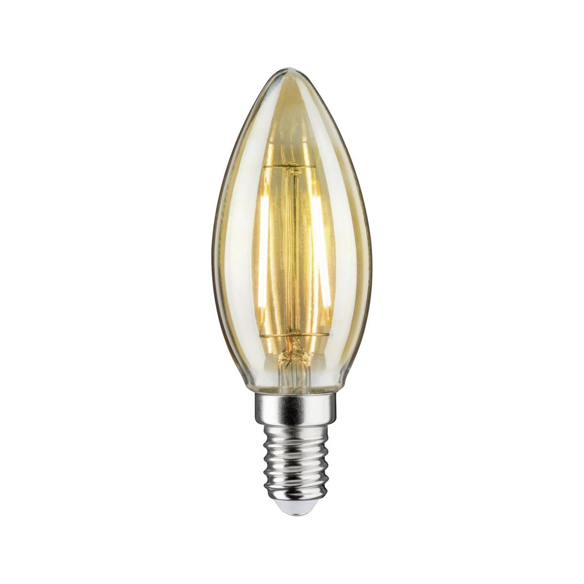 LED-Leuchtmittel 28704 max. 2,6 Watt - Goldfarben, Basics, Glas (3,5/9,8cm) - Paulmann