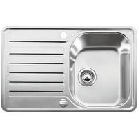 Spüle LANTOS aus Edelstahl - Edelstahlfarben, Modern, Metall (76,8/48,8cm) - Blanco