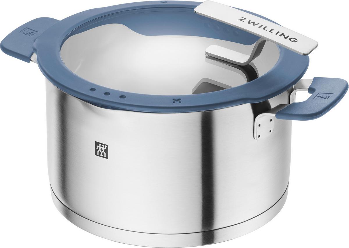 ZESTAW GARNKÓW 1029887 ZWILLING - pastelowy błękit, metal/szkło - Zwilling