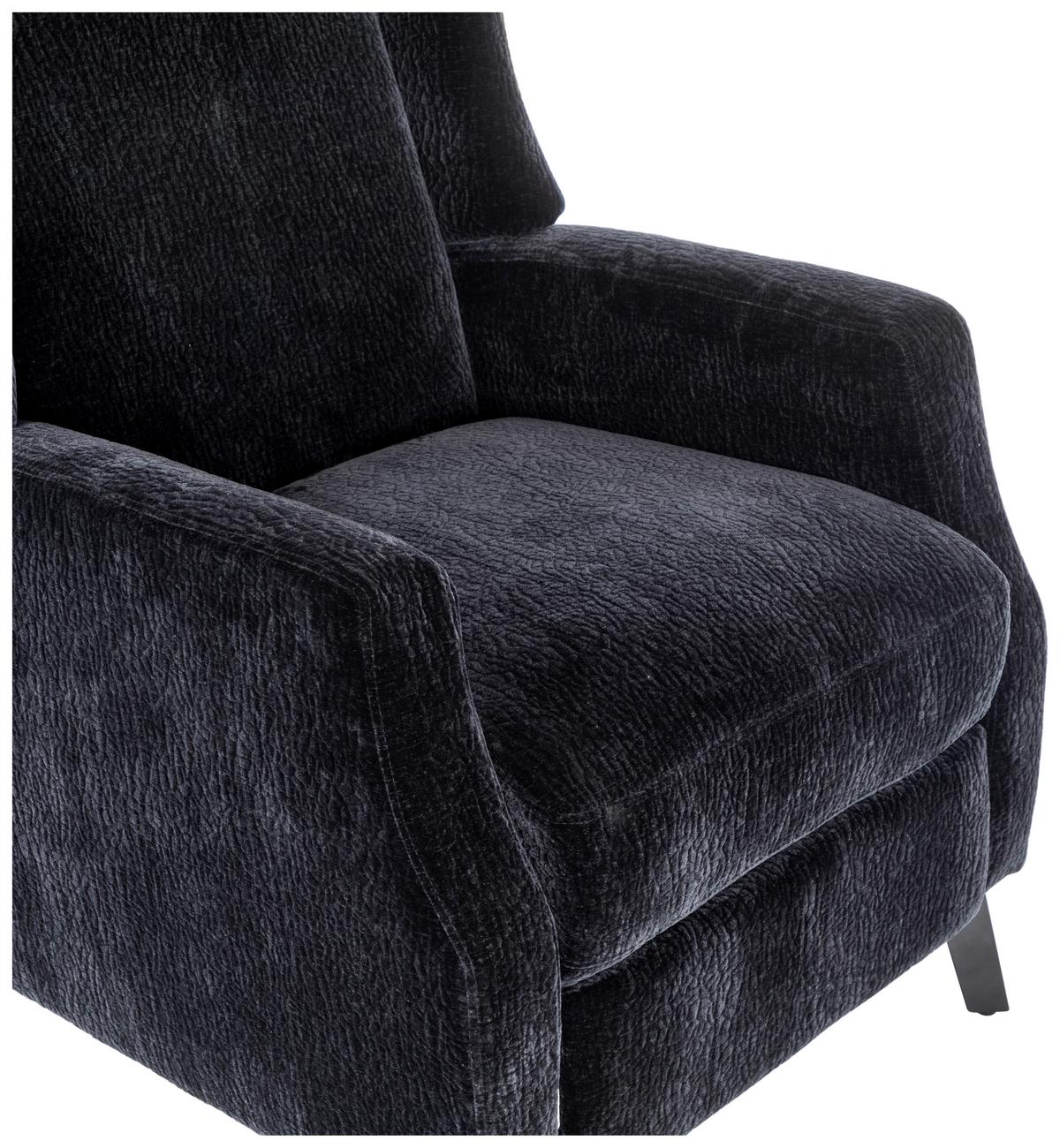 Relaxsessel Cosy Schwarz - Schwarz, MODERN, Holz/Textil (68/104/87cm) - Mömax