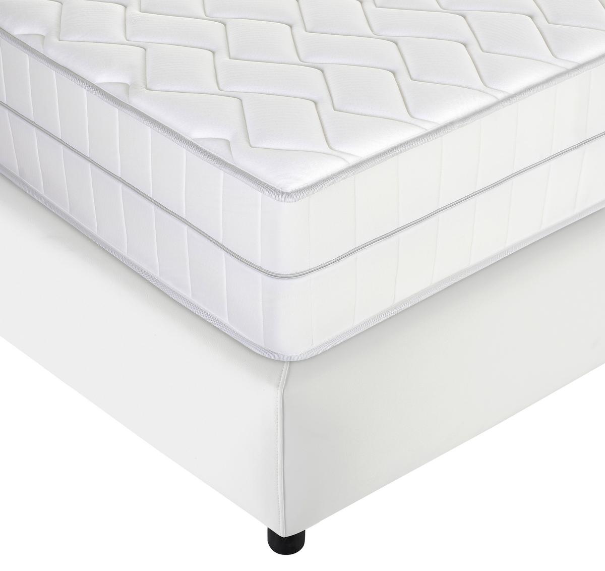 Kaltschaummatratze Luxus 29 H2/3 ca. 140x200cm - Weiß, Basics, Textil (140/200cm) - MID.YOU