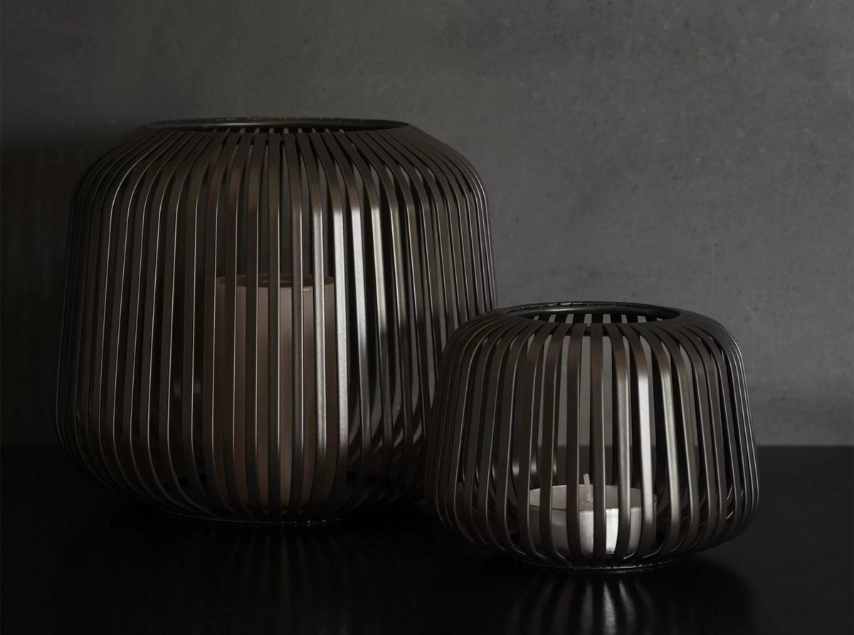 LATARNIA 66706 - szarobrązowy, Lifestyle, metal (20,5/17,5cm) - Blomus