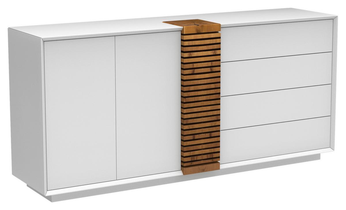 Sideboard Giovanni Weiß/Eichefarben - Eichefarben/Weiß, MODERN, Holz/Holzwerkstoff (170/85,5/40cm) - Premium Living