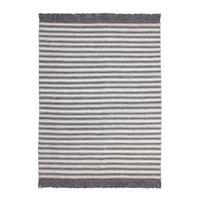 Webteppich Natura 310 Nat/anthr 200x290 - Anthrazit/Naturfarben, Basics, Textil (200/290cm) - Kayoom