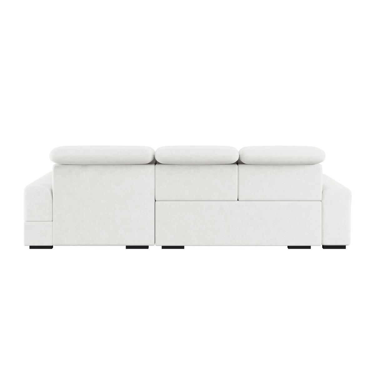 Kutna Garnitura Malaga - bijela/crna, Konvencionalno, tekstil/drvo (286/203cm) - Ondega