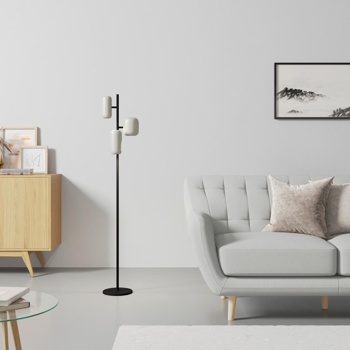 LAMPA WISZĄCA 70146A41 PARIS - kolor piaskowy, Basics, metal (12,5/150cm) - Brilliant