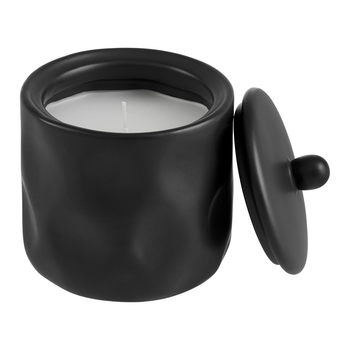 Kerze im Topf diverse Farben - Sandfarben/Beige, KONVENTIONELL, Keramik (9/9/11cm) - Modern Living