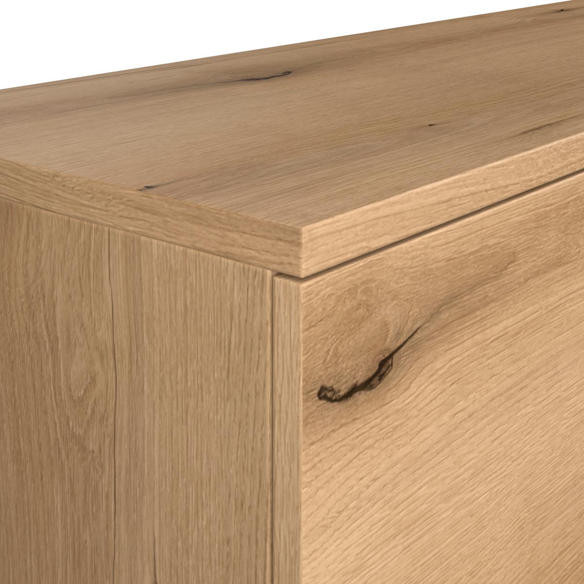 Venedig New Tv Komoda - kašmir/boje hrasta, Moderno, drvni materijal/plastika (140/47/40cm) - Modern Living