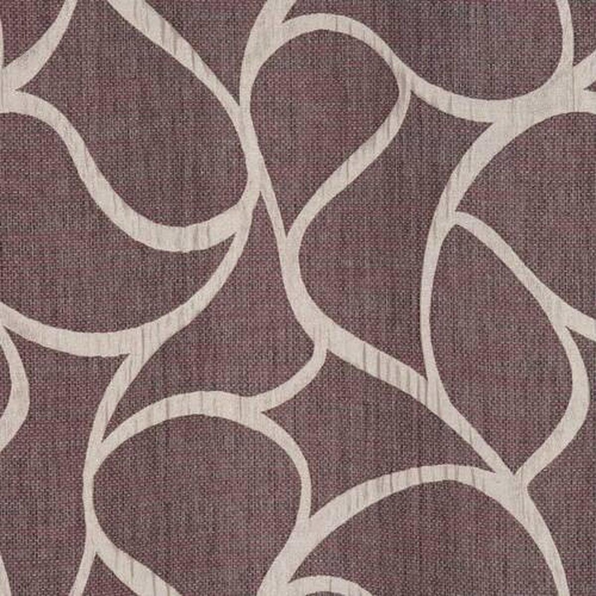 ZASŁONA NA PRZELOTKACH RAVI - oberżyna, Design, tkanina (140/245cm) - Esposa
