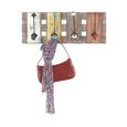 Wandgarderobe Anna - Multicolor, Holz/Keramik (59/21/11cm) - PREMIUM LIVING