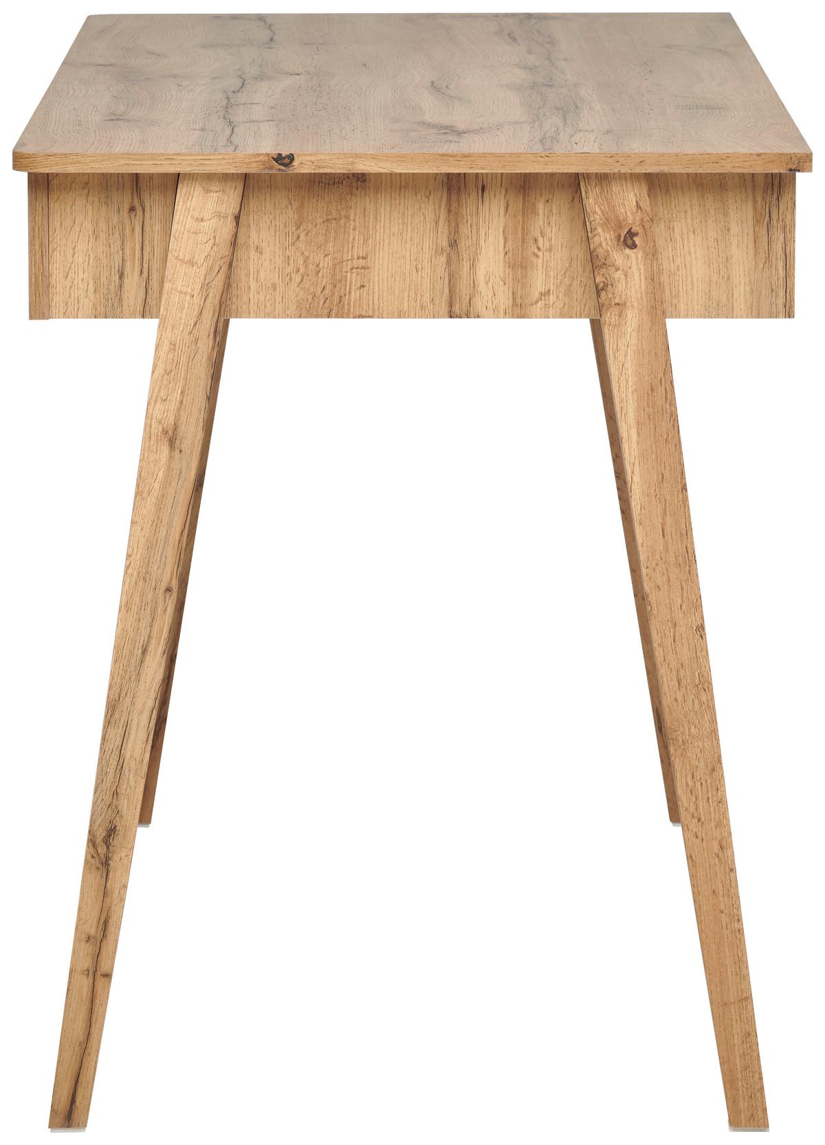 BIURKO 2DRAWER - dąb wotan, Modern, materiał drewnopochodny (120/60/76cm) - MID.YOU