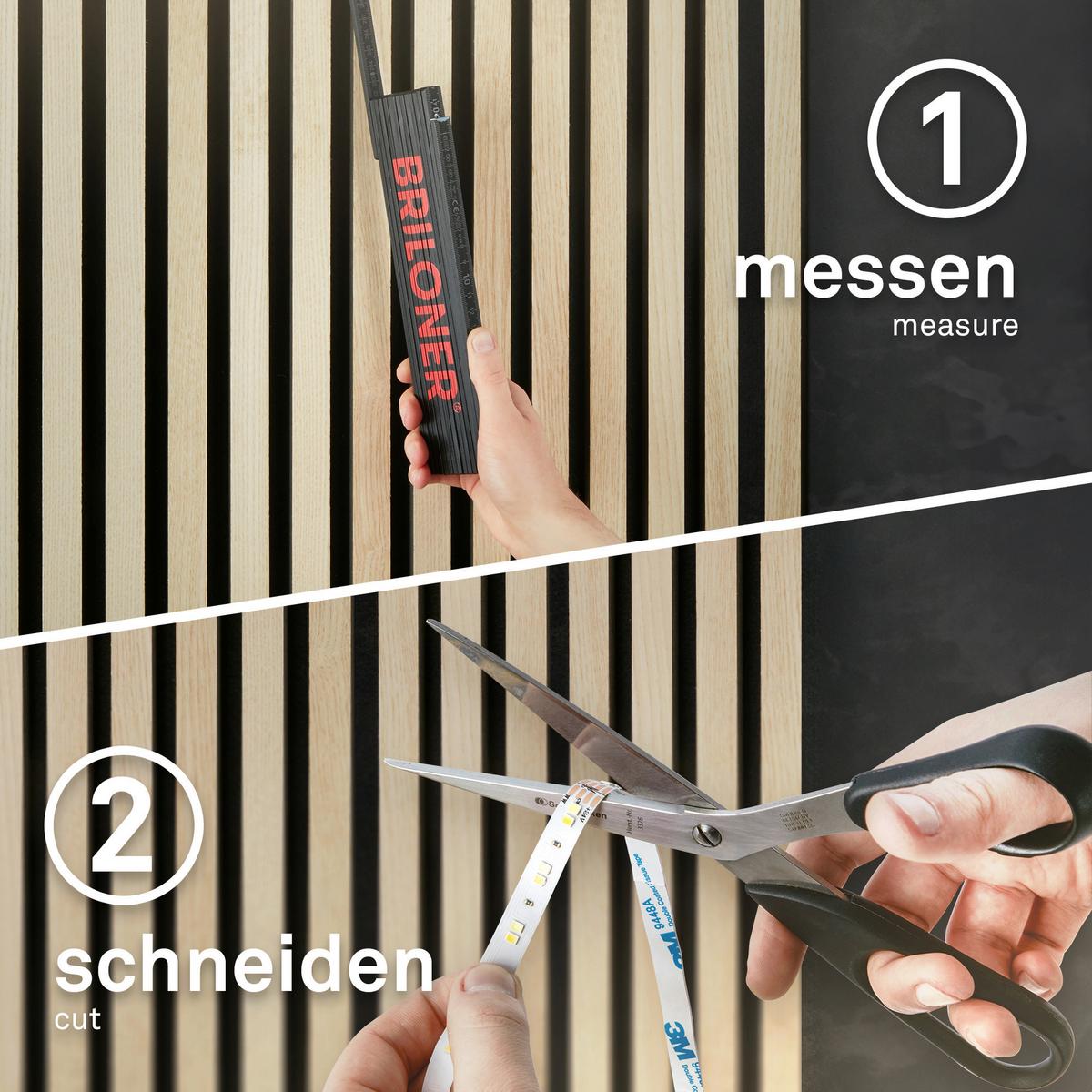 TAŚMA LED 8020294 PYP STARTER SET CCT - biały, Basics, tworzywo sztuczne (260cm) - Briloner