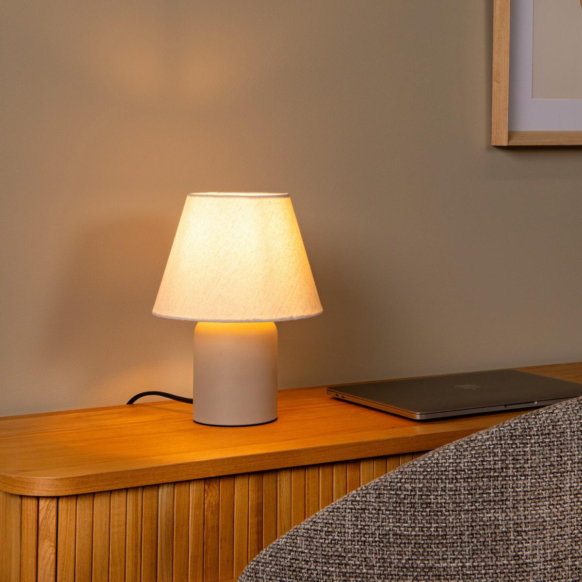 LAMPA STOŁOWA 06527/01/38 - MACIA - biały, Design, ceramika (20/20/27cm) - Lucide