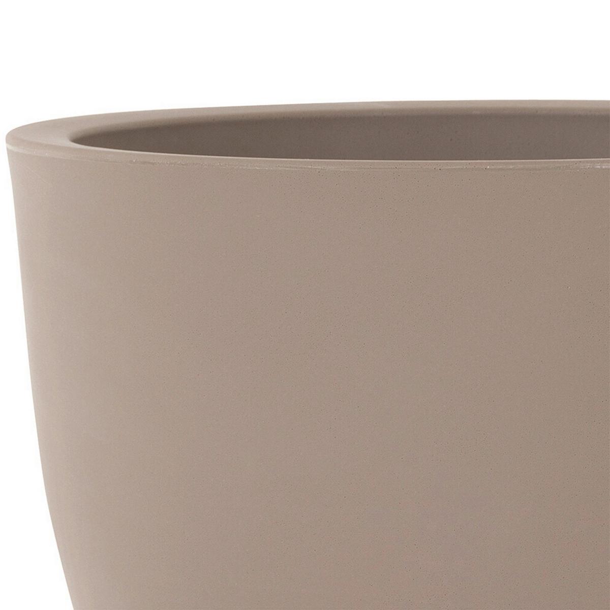 Pflanzentopf Taupe - Taupe, Basics, Kunststoff (50/38,5cm) - Siena Garden