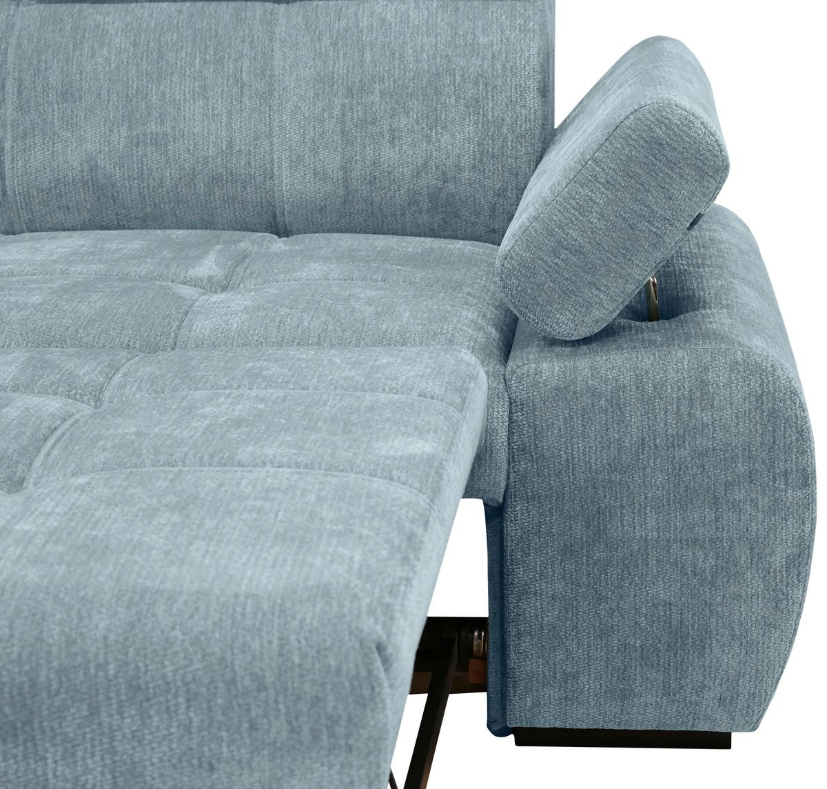 Kutna Garnitura Vegas - boje mente/crna, Design, drvo/tekstil (173/294cm) - Modern Living