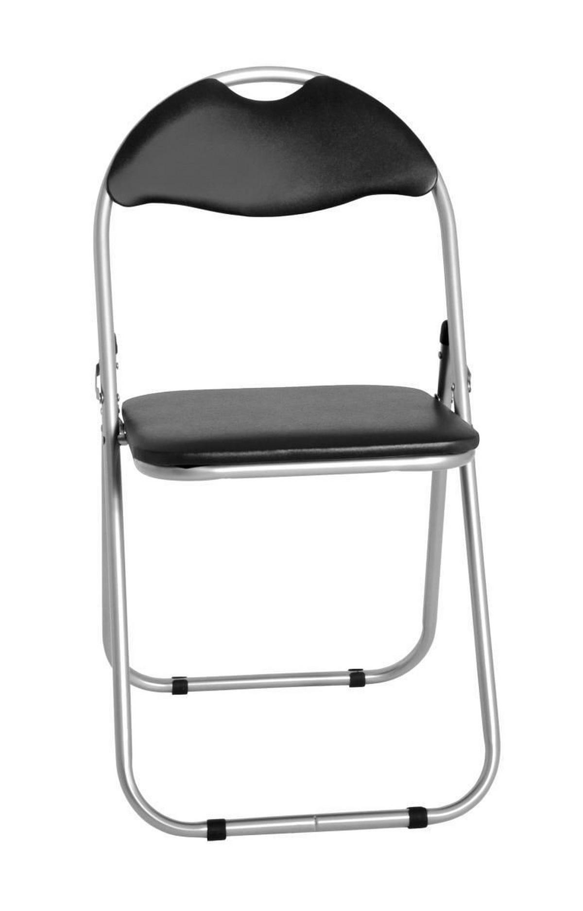 SCAUN PLIABIL SHAKE - negru, Modern, plastic/metal (44/80/47cm) - Modern Living