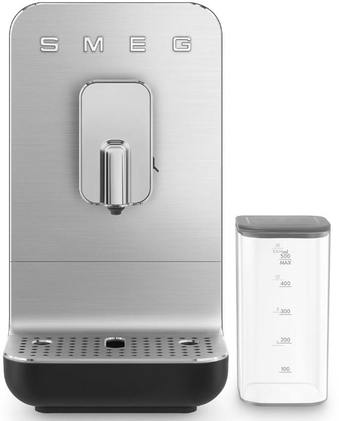 AUTOMATYCZNY EKSPRES DO KAWY BCC13BLMEU SMEG - kolor srebrny/czarny, Basics, tworzywo sztuczne/metal (18,0/33,6/43,3cm) - SMEG