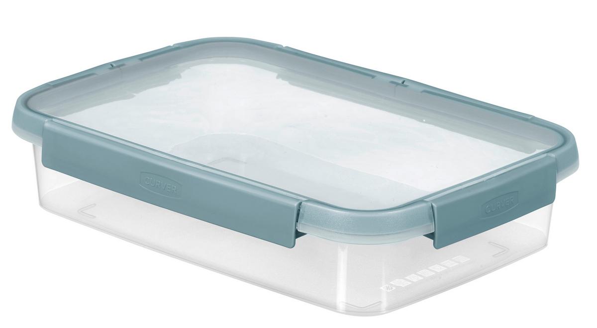 Ételtároló Doboz Curver Smart Fresh Eco - világoszöld, Basics (28,8/20/6,5cm) - Curver