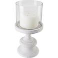 Windlicht Armira inkl. Glas - Klar/Grau, MODERN, Glas/Metall (22,50/44cm) - MÖMAX modern living