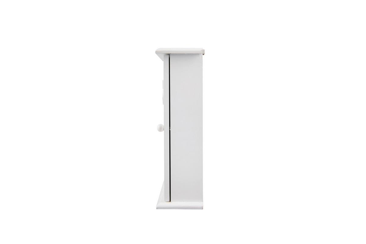 Kulcstartó Szekrény Sandy - fehér, Konventionell, faalapú anyag (20/24/7cm)
