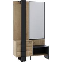 PRZEDPOKÓJ SILENT - kolor dębowy/antracytowy, Konventionell, materiał drewnopochodny (115/200/41,6cm) - Carryhome